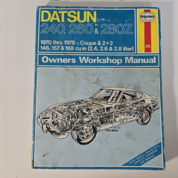 Haynes Datsun 240, 260, 280Z… Owners Workshop Manual” - Picture 1 of 2